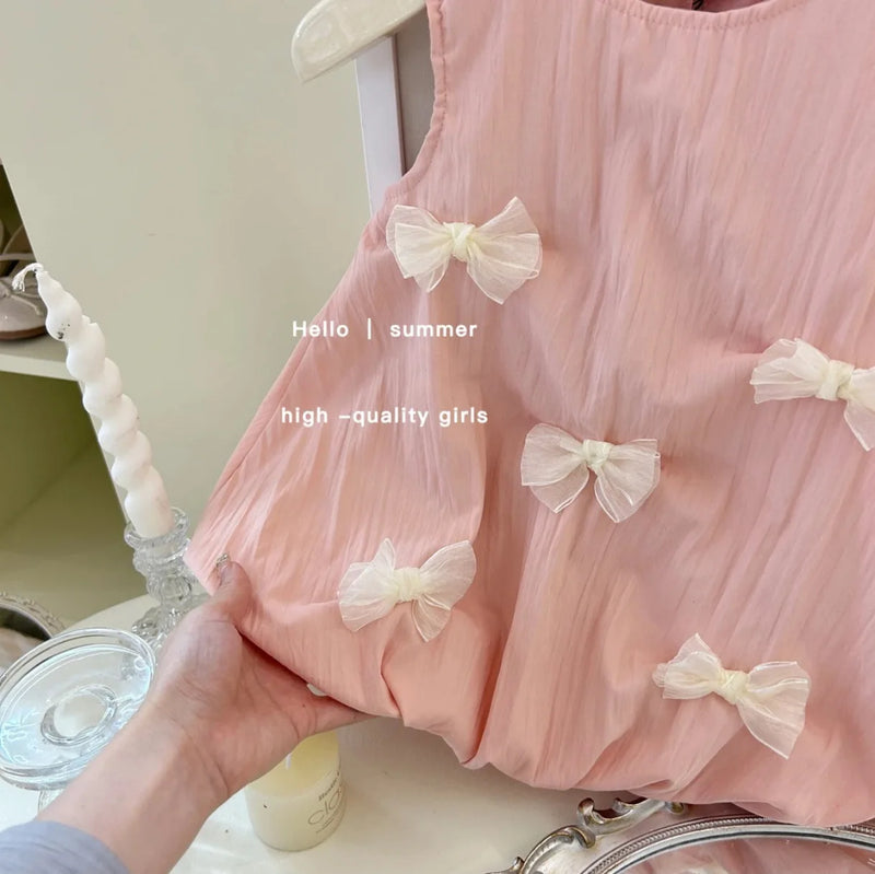 "Cute In Bows" Party Dress
