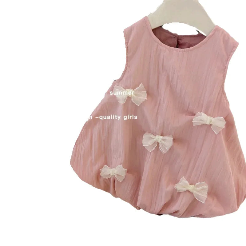 "Cute In Bows" Party Dress