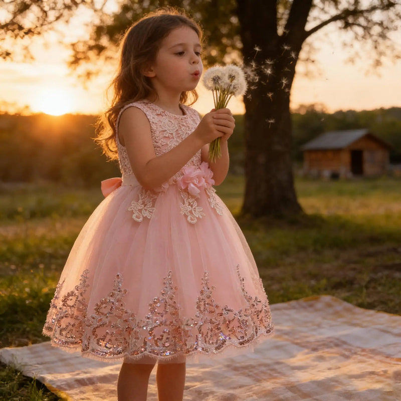 Carolina Lace Special Occasion Dress for Girls – The Palm Beach Baby