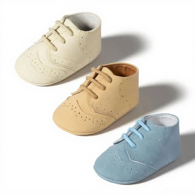 Boys' Beige Anti-Slip Baby Shoes – The Palm Beach Baby