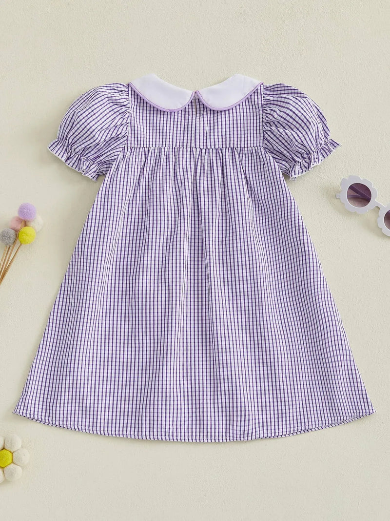 Lobster Embroidered Purple Gingham Dress The Palm Beach Baby Lobster Embroidered Purple Gingham Dress The Palm Beach Baby