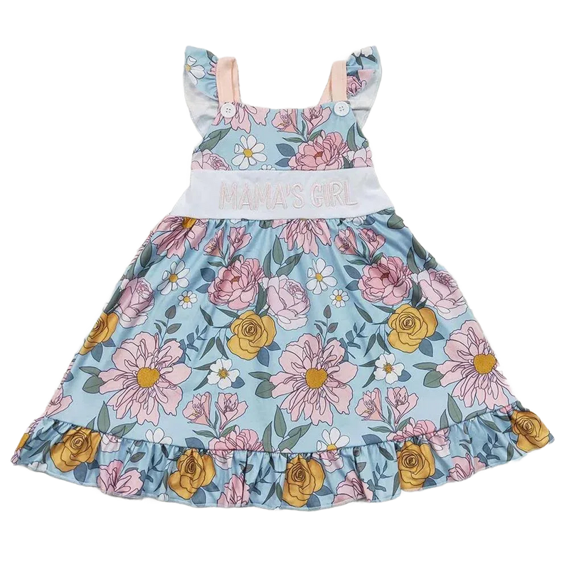 Sweet Boho Party Dress for Girls - 