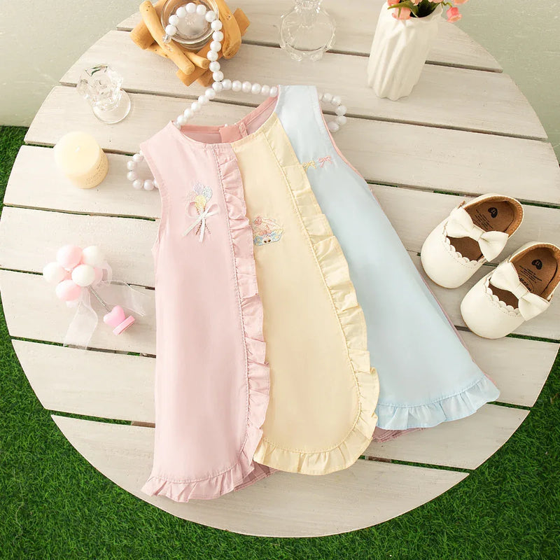 Charming Pastel Party Dress for Girls