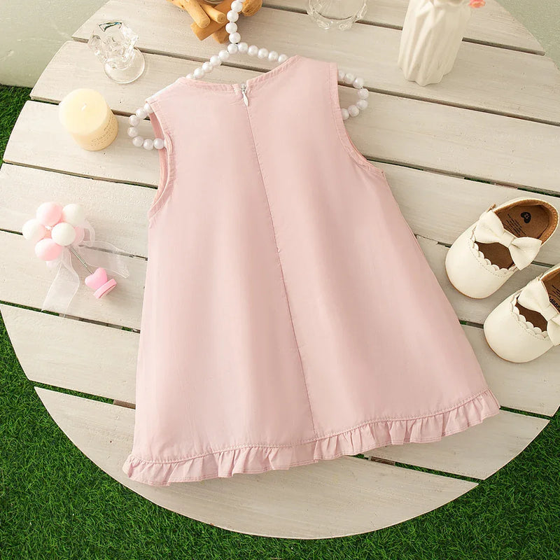 Charming Pastel Party Dress for Girls