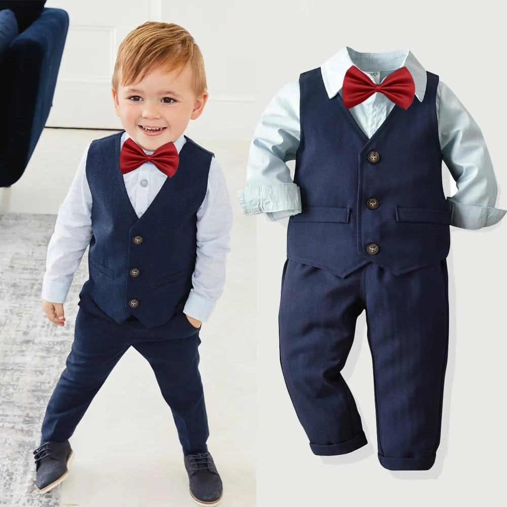 babies and kids Clothing as  picture 8 / 9M "Landon" 3 PC Boy's Suit -The Palm Beach Baby