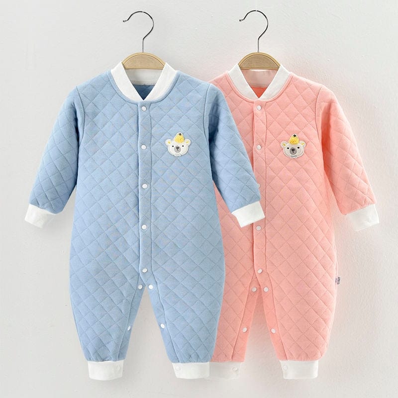 kids and babies Winter-War, Quilted Baby's Romper -The Palm Beach Baby