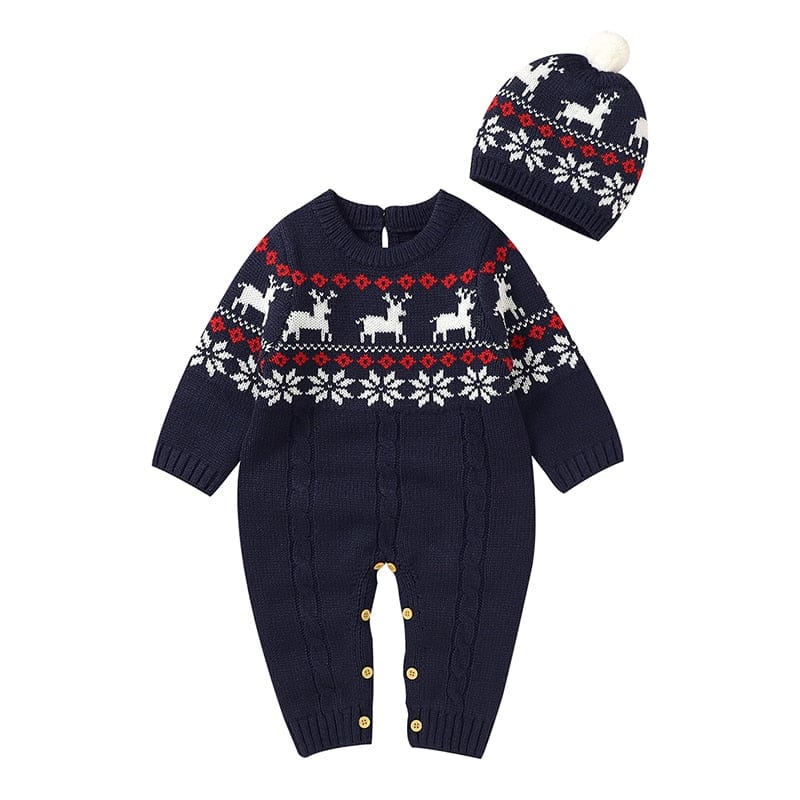kids and babies "Winter Baby!" Themed Kids Knitted Rompers -The Palm Beach Baby