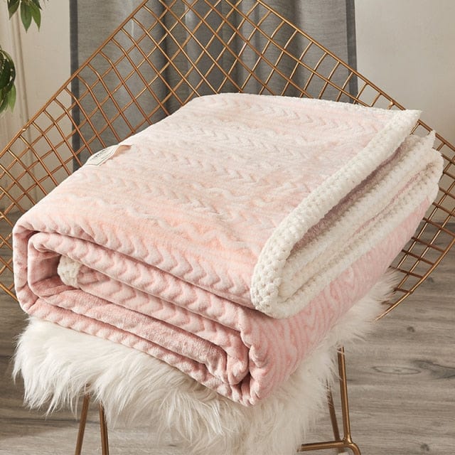 Baby Blanket Swaddles 1 / 2x1.5m Double Layer Coral Fleece Baby Blanket -The Palm Beach Baby