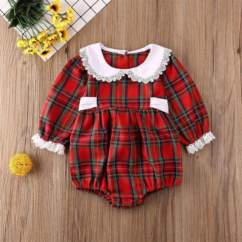Adorable Plaid Matching Dress Or Romper - The Palm Beach Baby