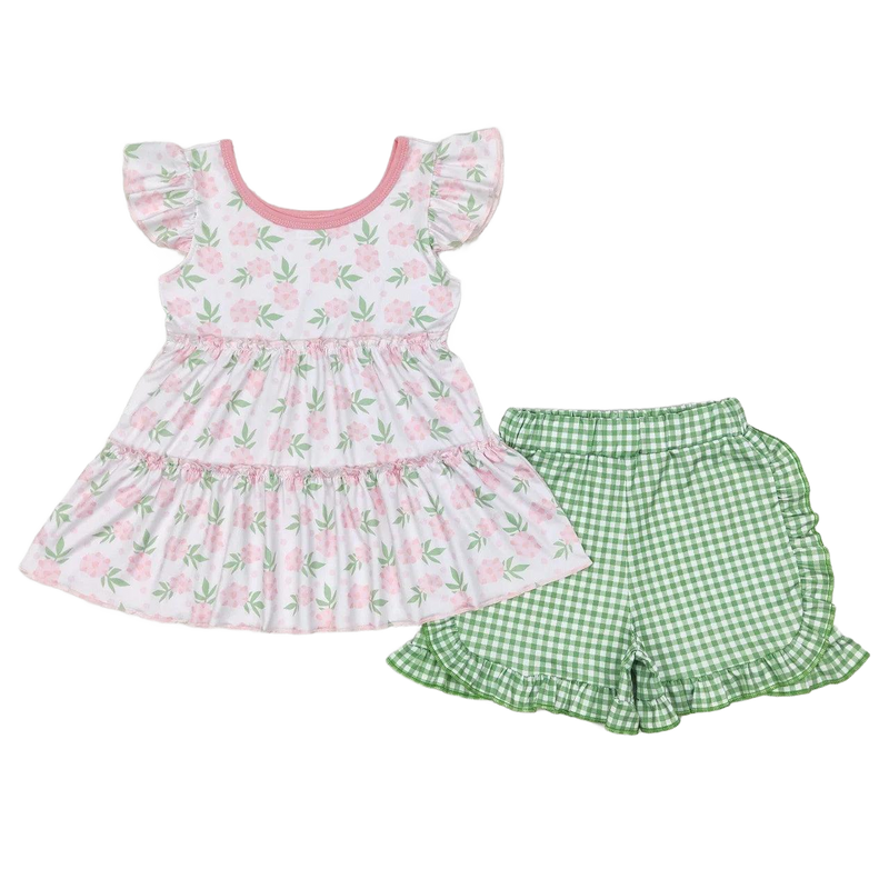 "Cammie" Girl's Tunic And Shorts 2 PC Set