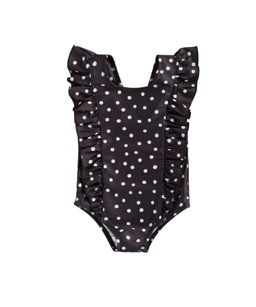 babies and kids Clothing Fun Print Summer Swimsuit for Little Girls -The Palm Beach Baby