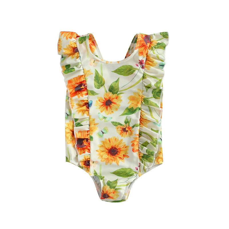 babies and kids Clothing Summer Swimsuit for Little Girls -The Palm Beach Baby