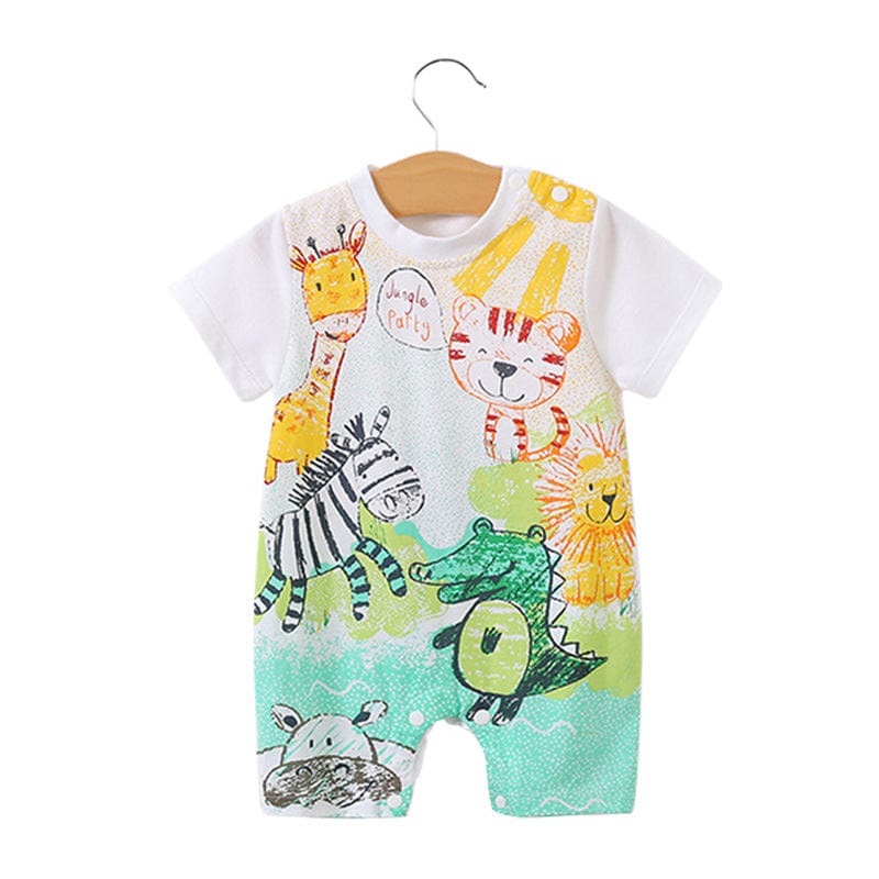 kids babies clothing "Animal Sweetie" Animal Themed Romper -The Palm Beach Baby