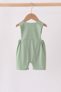 Sage Blessed Smocked Jon Jon - The Palm Beach Baby