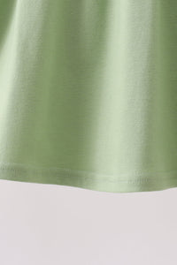 Sage Pumpkin Embroidered Bloomer Set
