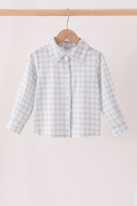 Plaid button down shirt - The Palm Beach Baby