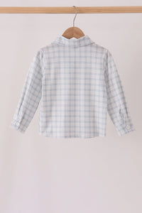 Plaid button down shirt - The Palm Beach Baby