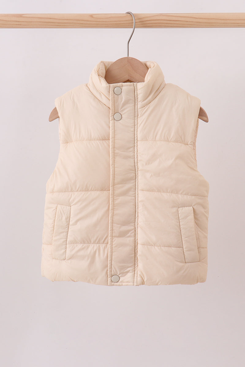 Cream Mom & Me Puffer - The Palm Beach Baby Abby & Evie