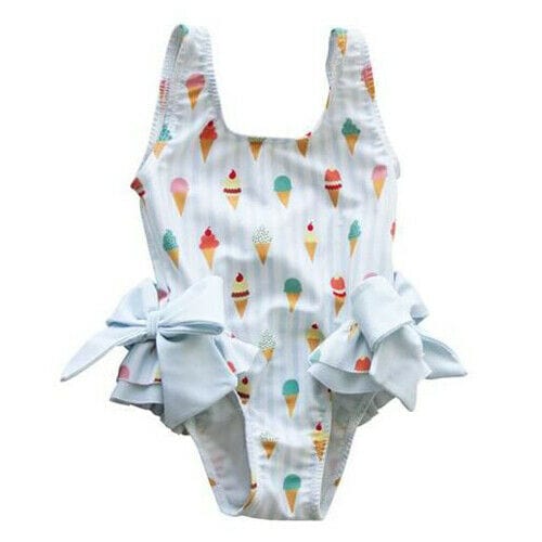 babies and kids Clothing 12 to 18M Adorable Ice Cream Print One Piece Bathing Suit -The Palm Beach Baby