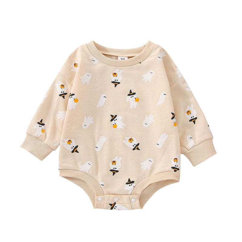 babies and kids Clothing A / United States / 3M "Pumpkin Little" Baby's Fall Romper -The Palm Beach Baby