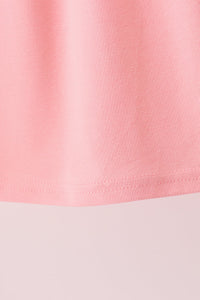 Pink pumpkin embroidery dress