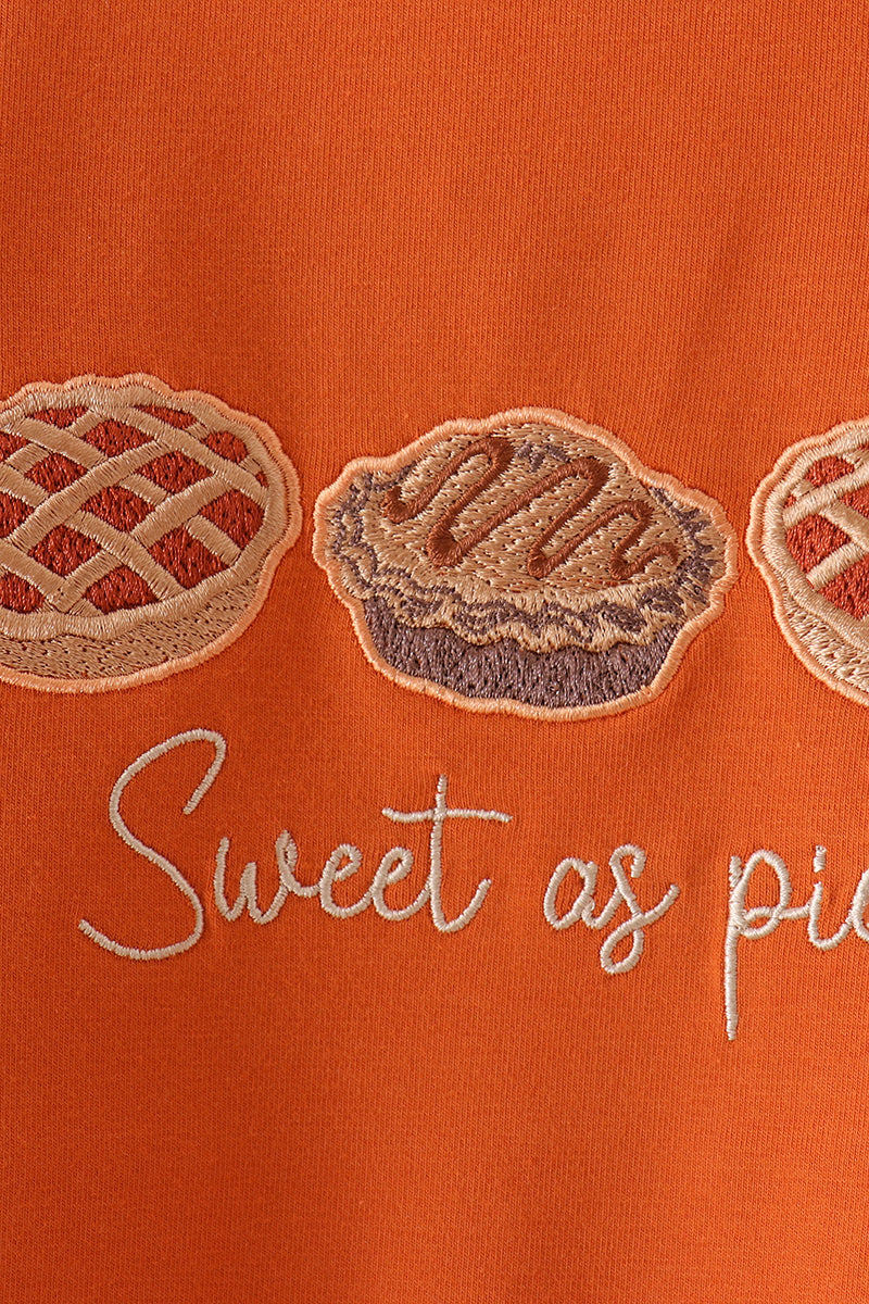 Sweet As Pie Embroidery Romper - The Palm Beach Baby