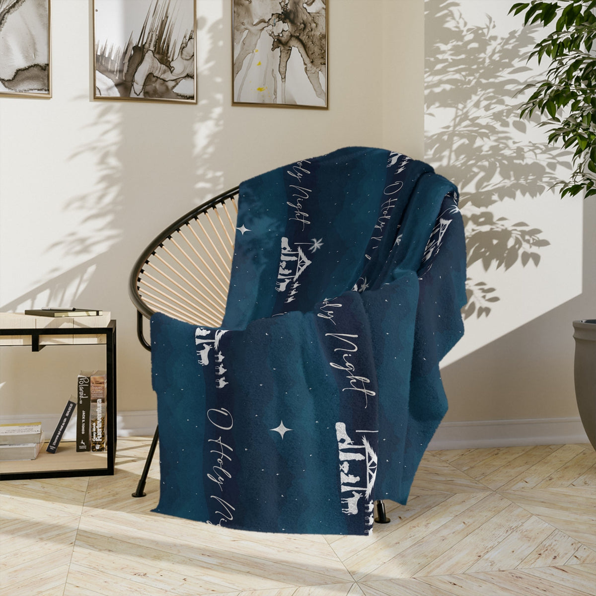 O Holy Night Minky Blanket