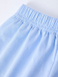 Little Smocked Bluer Embroidered Crosses Toddler Set - The Palm Beach Baby Rylee Faith Designs