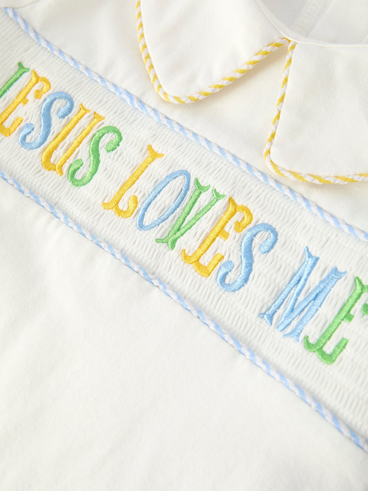 Jesus Loves Me Embroidered Toddler Boys Outfit - The Palm Beach Baby Rylee Faith Designs