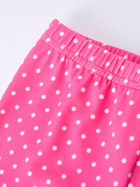 Durable and trendy Girls' Pencil Applique Striped Two Piece Set for school and play.