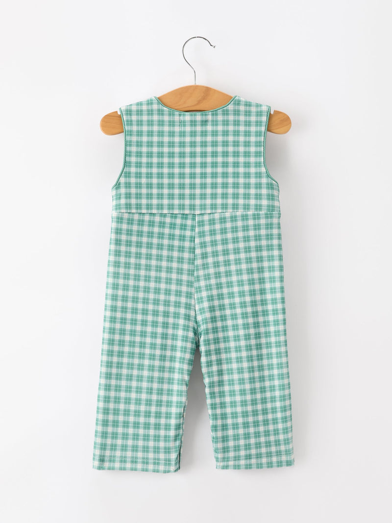 Western Plaid Horse Boy JonJon - The Palm Beach Baby