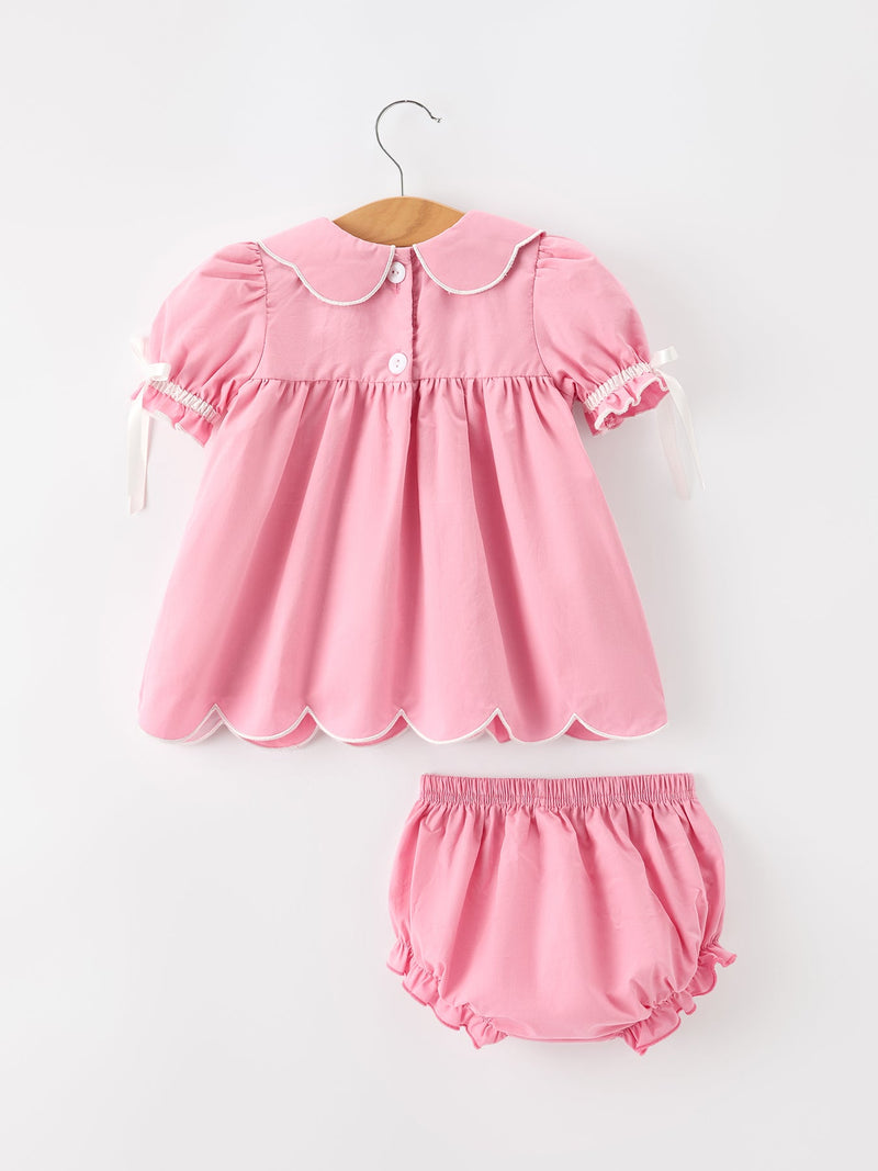 Church Christ White Cross Bishop Christening Girls Bloomer Set - The Palm Beach Baby