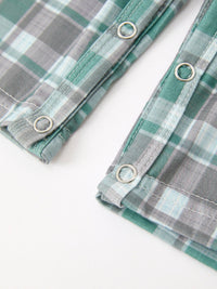 Plaid Moose Smocked Baby Boy JonJon - The Palm Beach Baby