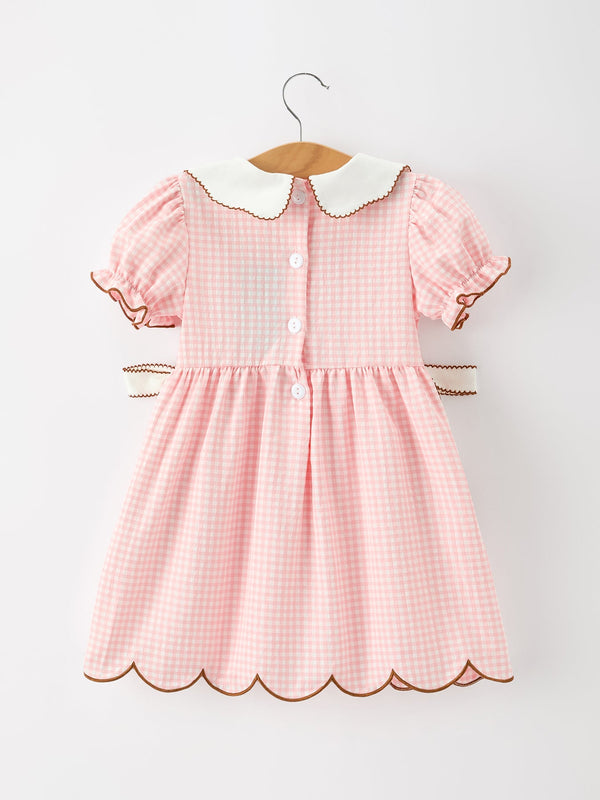 Classic Girls Gingerbread Peter Pan Collar Dress