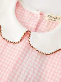 Classic Girls Gingerbread Peter Pan Collar Dress - The Palm Beach Baby
