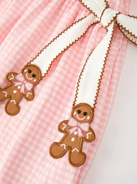 Classic Girls Gingerbread Peter Pan Collar Dress - The Palm Beach Baby