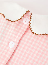 Classic Girls Gingerbread Peter Pan Collar Dress - The Palm Beach Baby