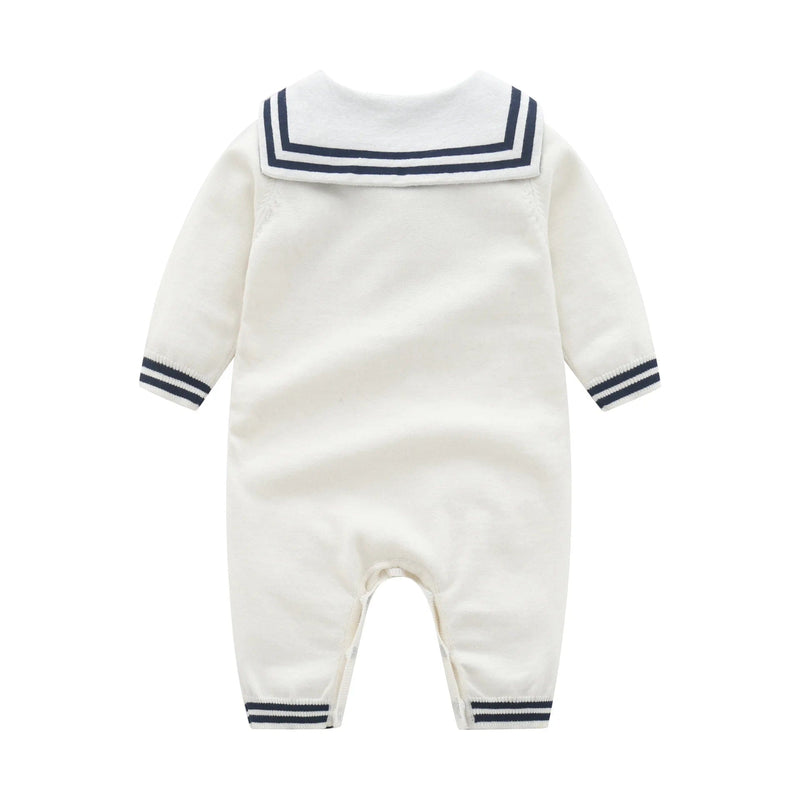 babies and kids Clothing Nautical-Themed Knit Romper -The Palm Beach Baby
