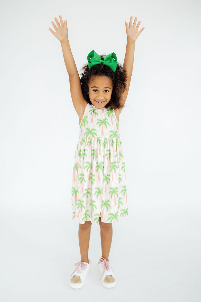Breezy Beauty Tank Twirl Dress from Mila & Rose®, showcasing a charming twirly skirt perfect for play and special occasions.