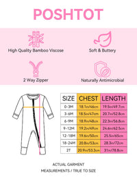 PoshTOT Sanrio Kitty Bamboo Baby Convertible Zippy Romper