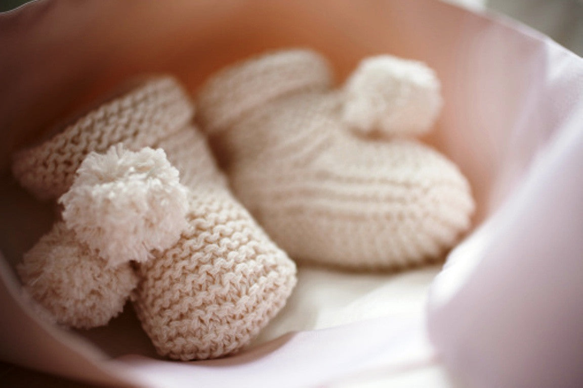 Soft baby booties for newborns - The Palm Beach Baby