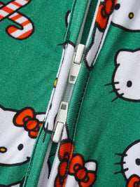PoshTOT Sanrio Kitty Green Bamboo Baby Convertible Zippy Romper - The Palm Beach Baby