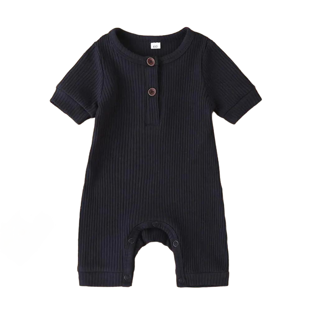 Casual Ribbed Knit Children's Romper - The Palm Beach Baby Estimated 10 - 14 Day Shipping