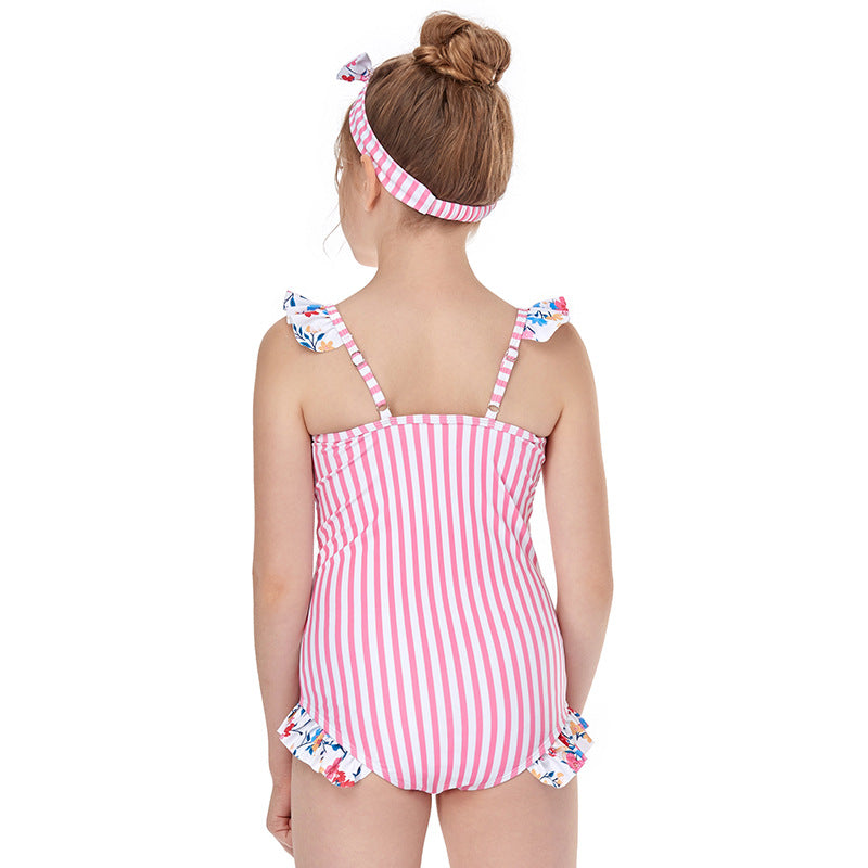 "Flamingo Cutie" Girl's Swimsuit