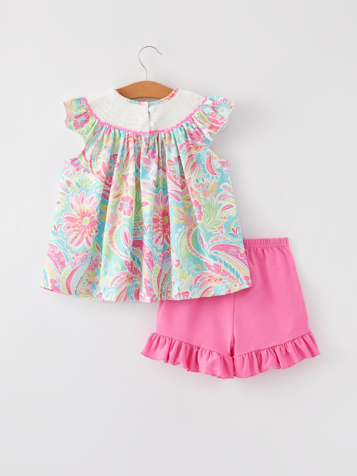 Easter Cross Smocking Embroidery Baby Girl Set - The Palm Beach Baby Rylee Faith Designs