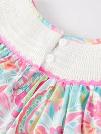 Easter Cross Smocking Embroidery Baby Girl Set - The Palm Beach Baby Rylee Faith Designs