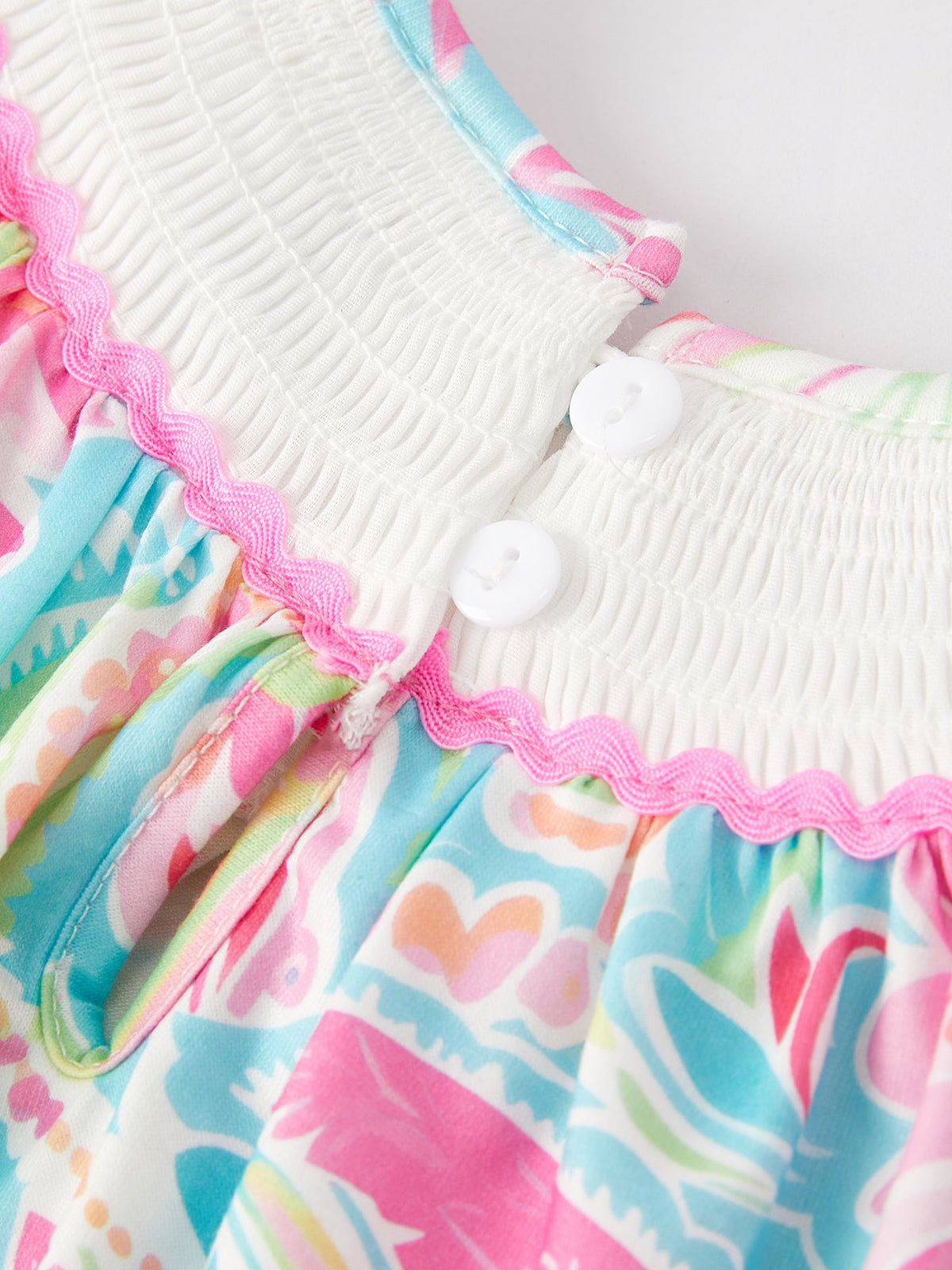 Easter Cross Smocking Embroidery Baby Girl Romper - The Palm Beach Baby Rylee Faith Designs