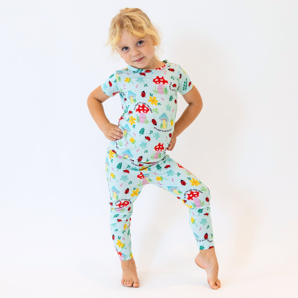 The Second-Skin 2-Piece Short Sleeve Pajama | Magic Mushroom