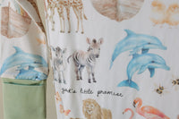 God's Little Promise Bamboo Footed Onesie Pajama - The Palm Beach Baby