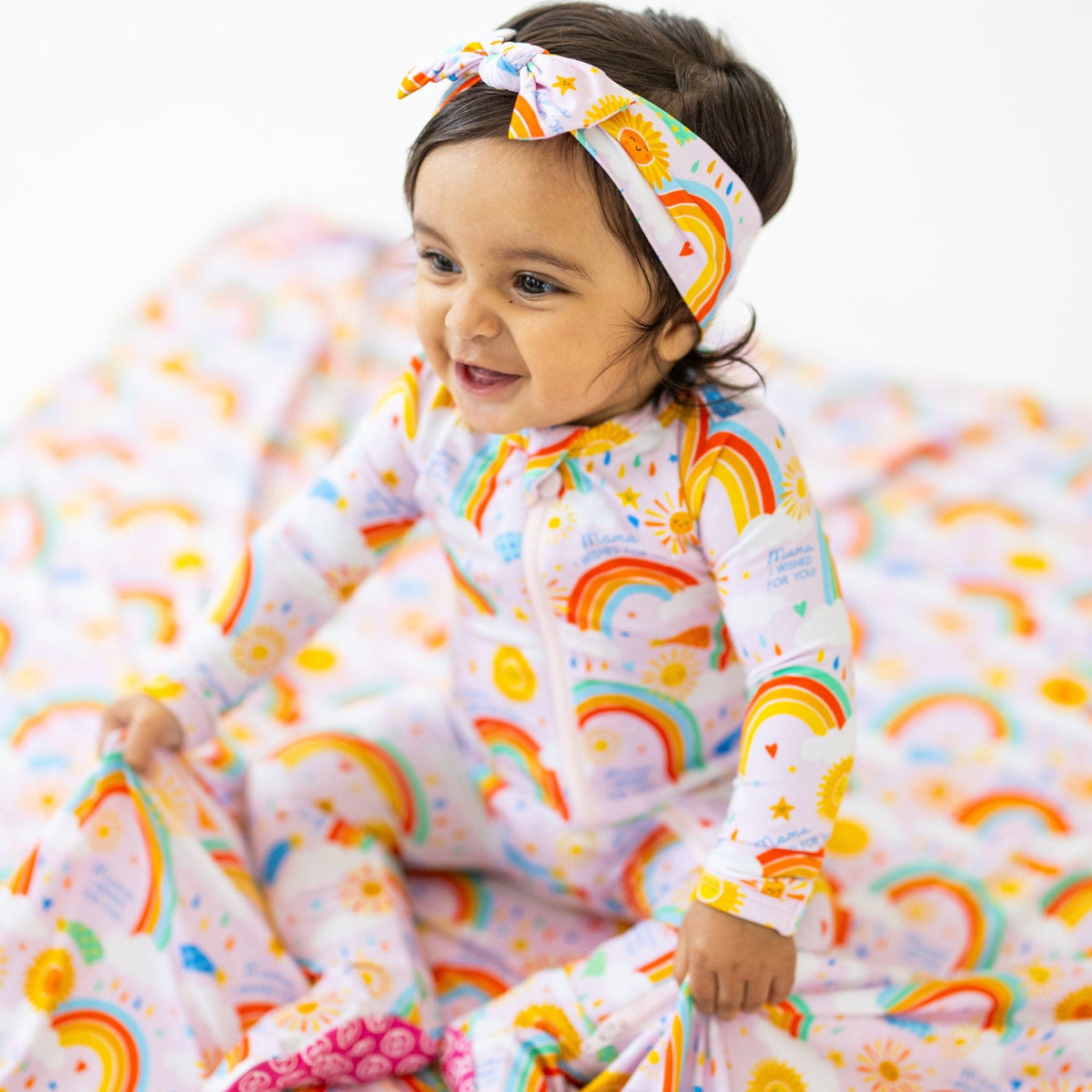 The SoftKnot Bow | Here Comes the Sunshine (Pink)